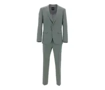 Zweiteiliger Anzug mit Mikro-Muster aus Stretch-Stoff - Grau