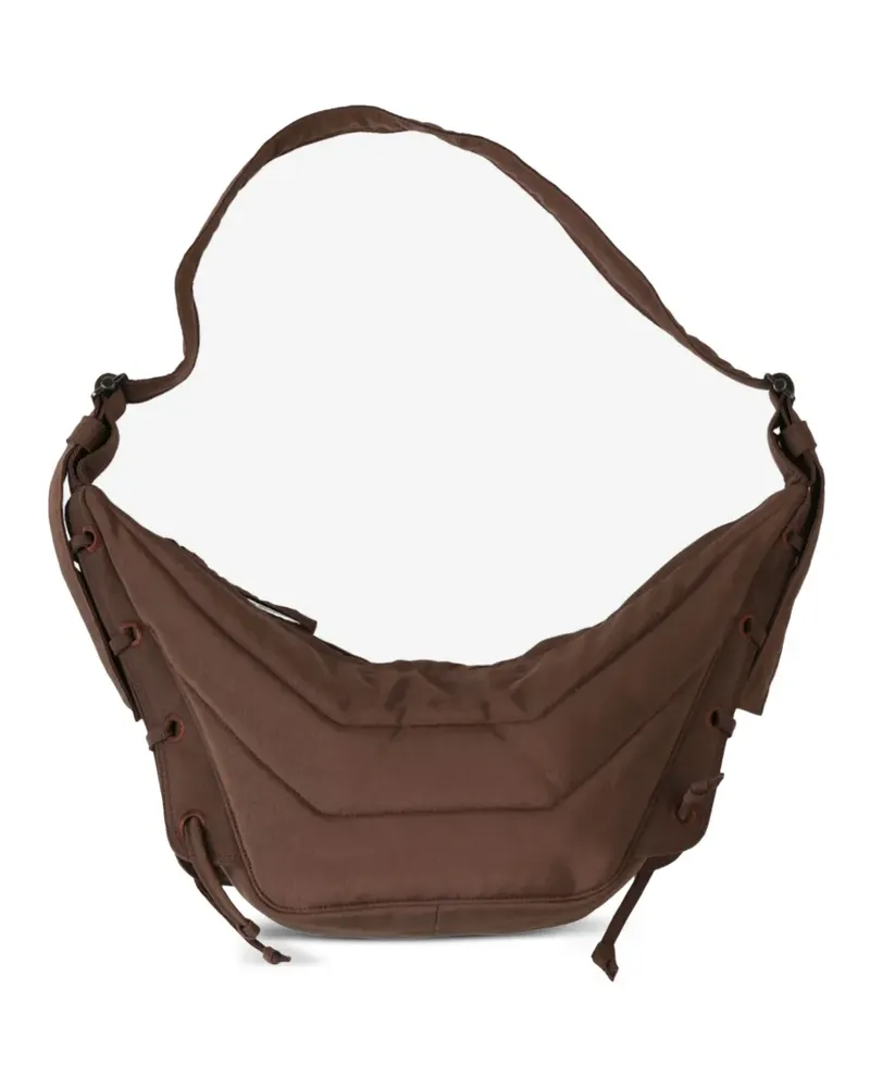 Christophe Lemaire small Soft Game shoulder bag - Braun Braun