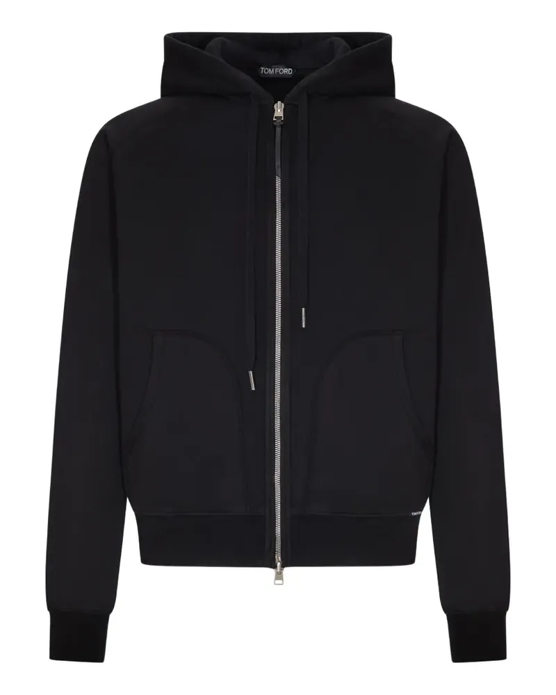 Tom Ford zip-up hoodie - Schwarz Schwarz