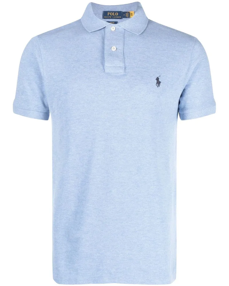 Ralph Lauren Poloshirt mit Logo-Stickerei - Blau Blau