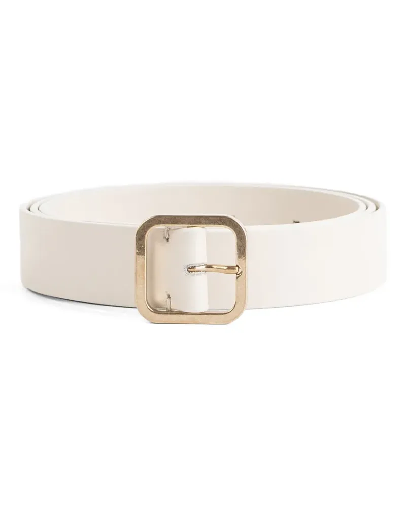 Marsèll Quadra leather belt - Nude Nude