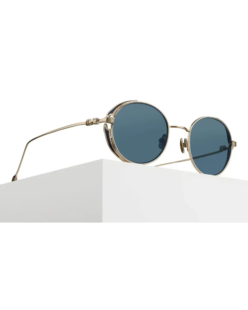 MATSUDA Sonnenbrille mit rundem Gestell - Gold Gold