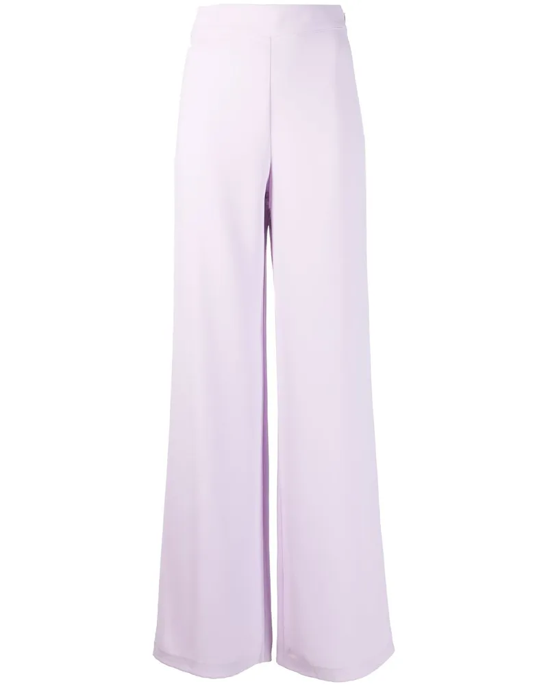 Amen High-Waist-Hose mit weitem Bein - Violett Violett