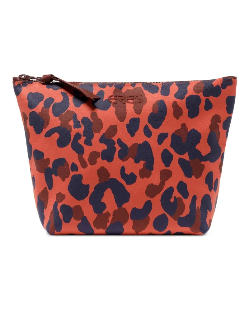 Eres Pocket Clutch mit Punkte-Print - Braun Braun