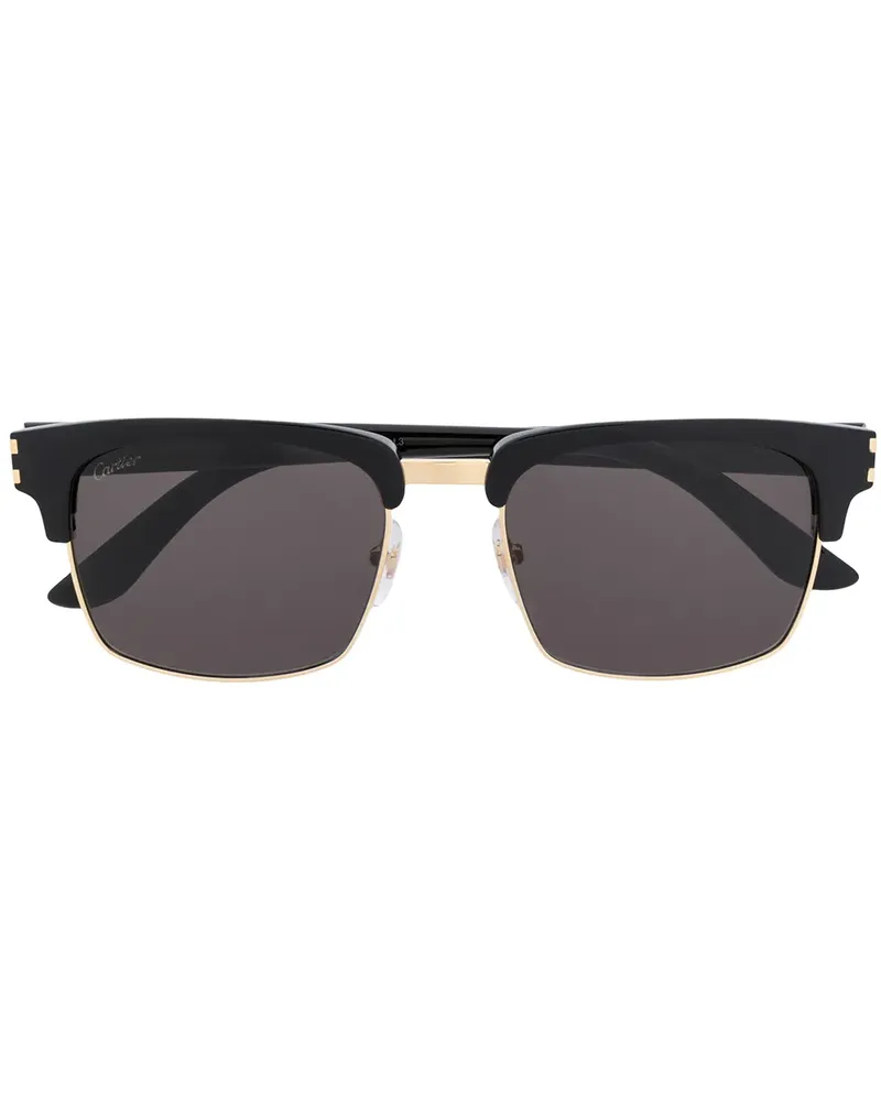 Cartier C Décor CT0132S' Sonnenbrille - Schwarz Schwarz