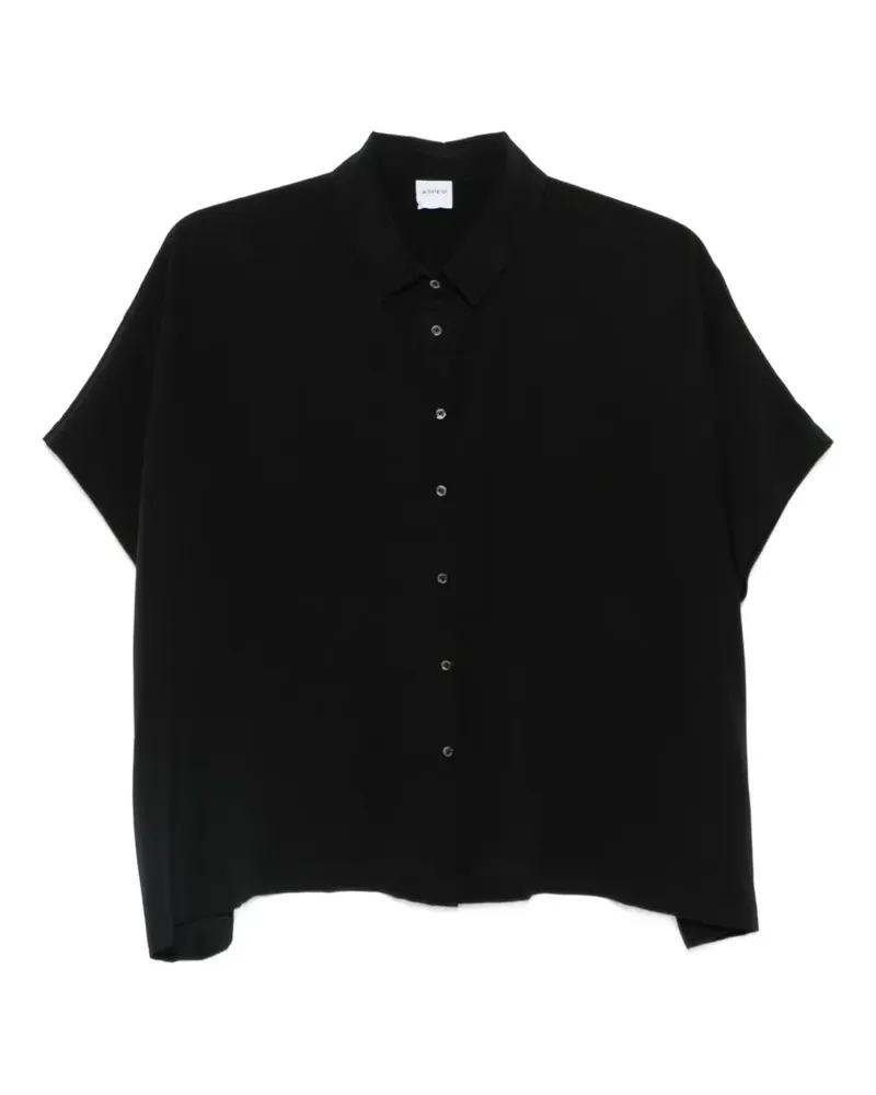 ASPESI Klassisches Hemd - Schwarz Schwarz
