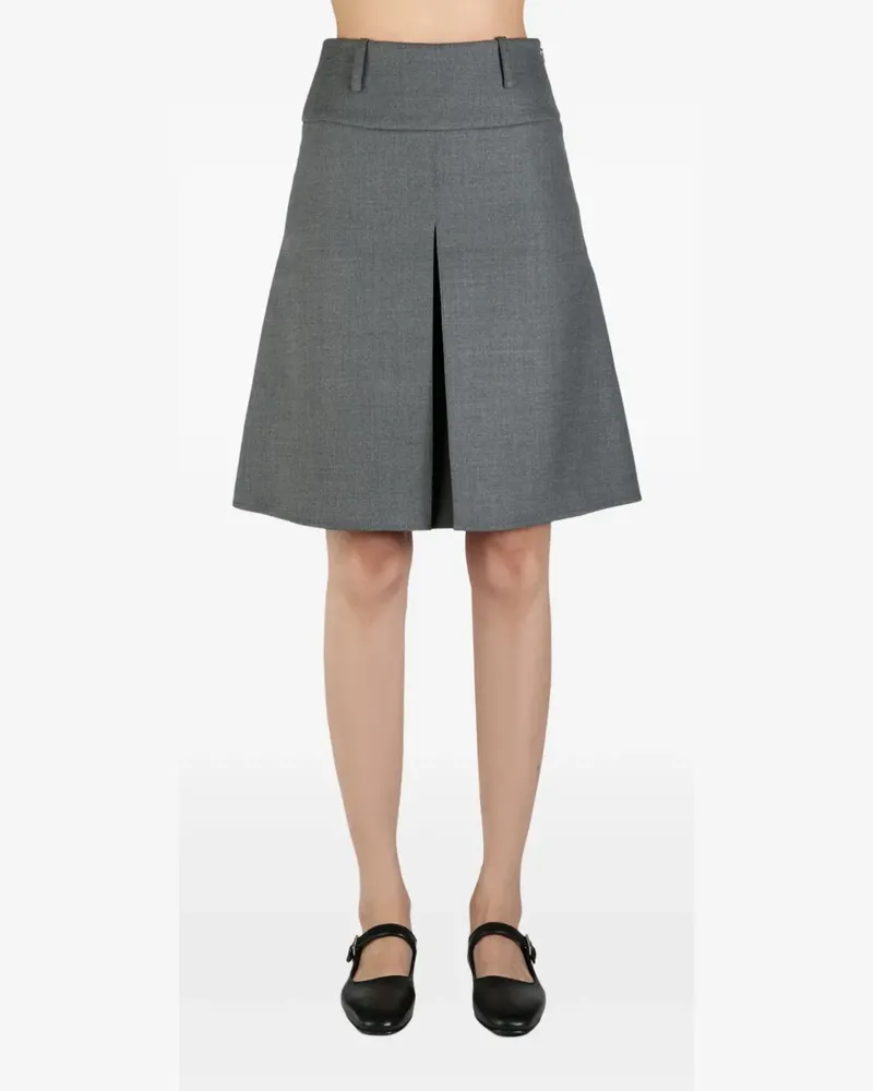 Fax Copy Express pleated skirt - Grau Grau