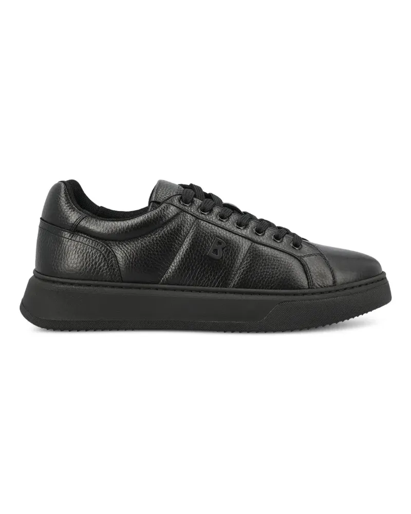 Bogner Sneakers mit Logo-Schild - Schwarz Schwarz