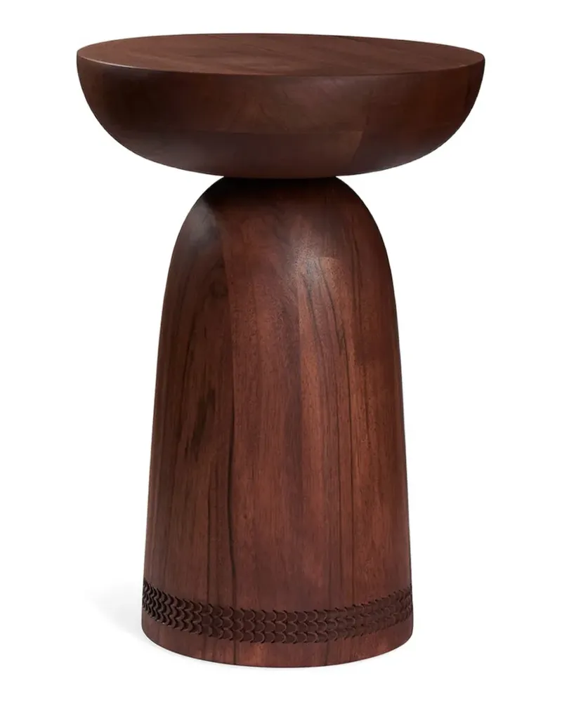 Zanat Nera' Holzhocker - Braun Braun