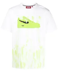 Mostly Heard Rarely Seen T-Shirt mit Sneaker-Print Weiß