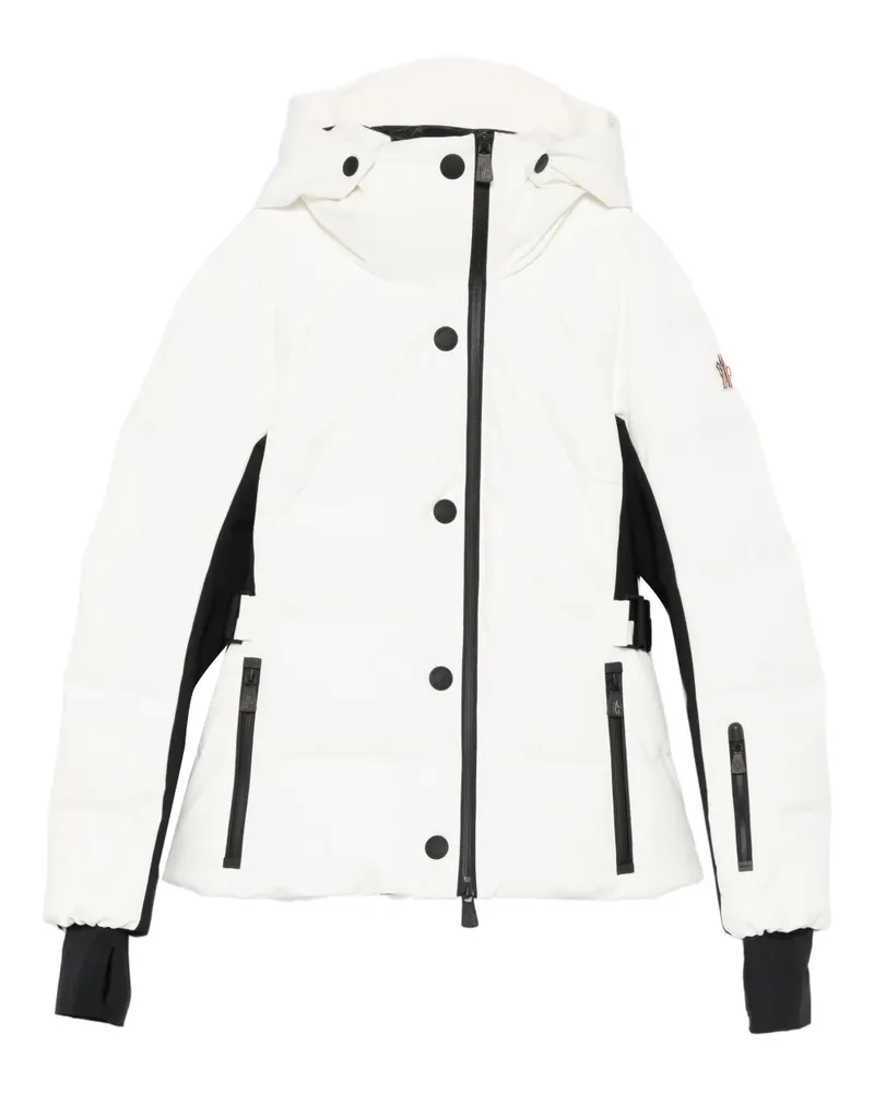 Moncler hooded belted jacket - Weiß Weiß