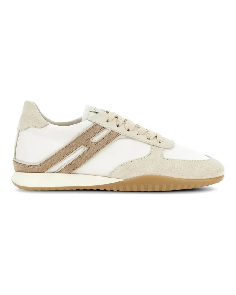 Hogan Olympia-Z suede-panelled sneakers - Weiß Weiß