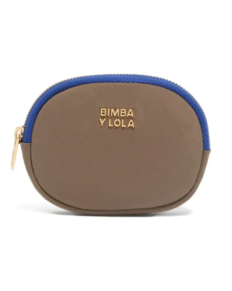 BIMBA Y LOLA Portemonnaie mit Logo - Nude Nude