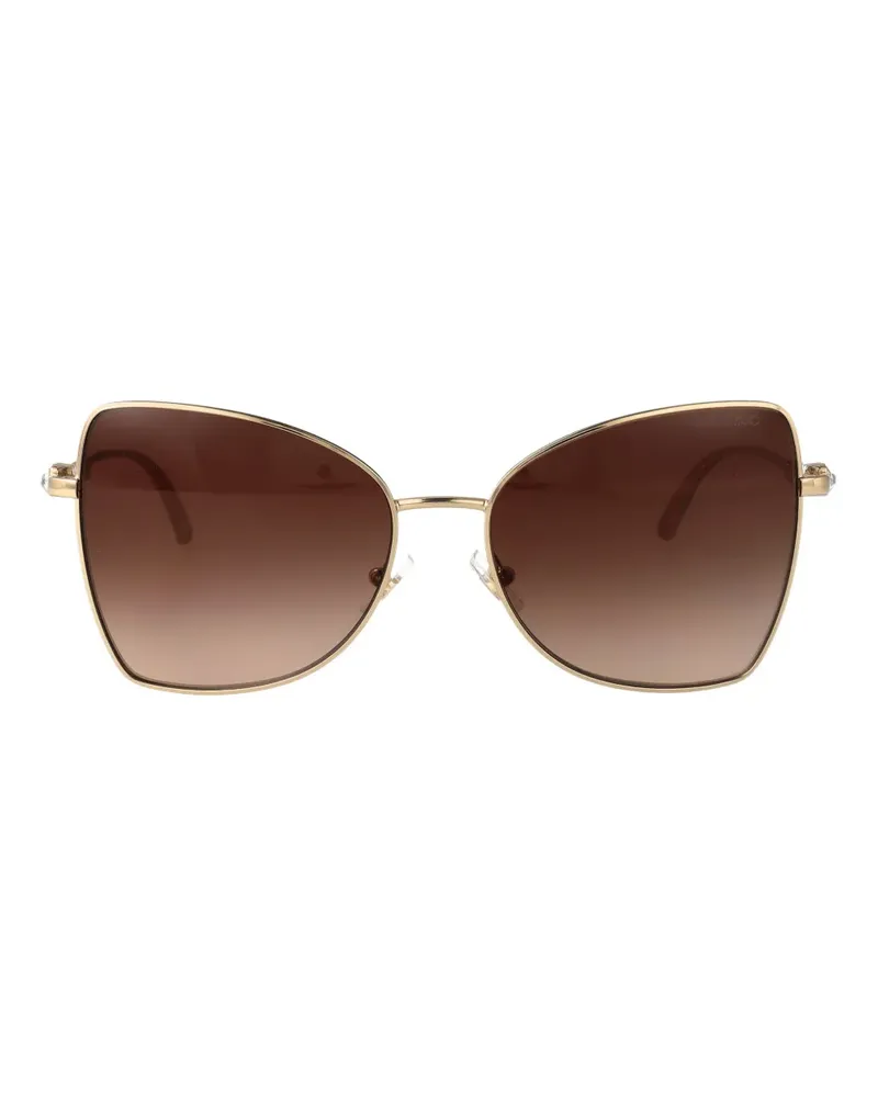 Jimmy Choo Sonnenbrille mit Kristallen - Gold Gold