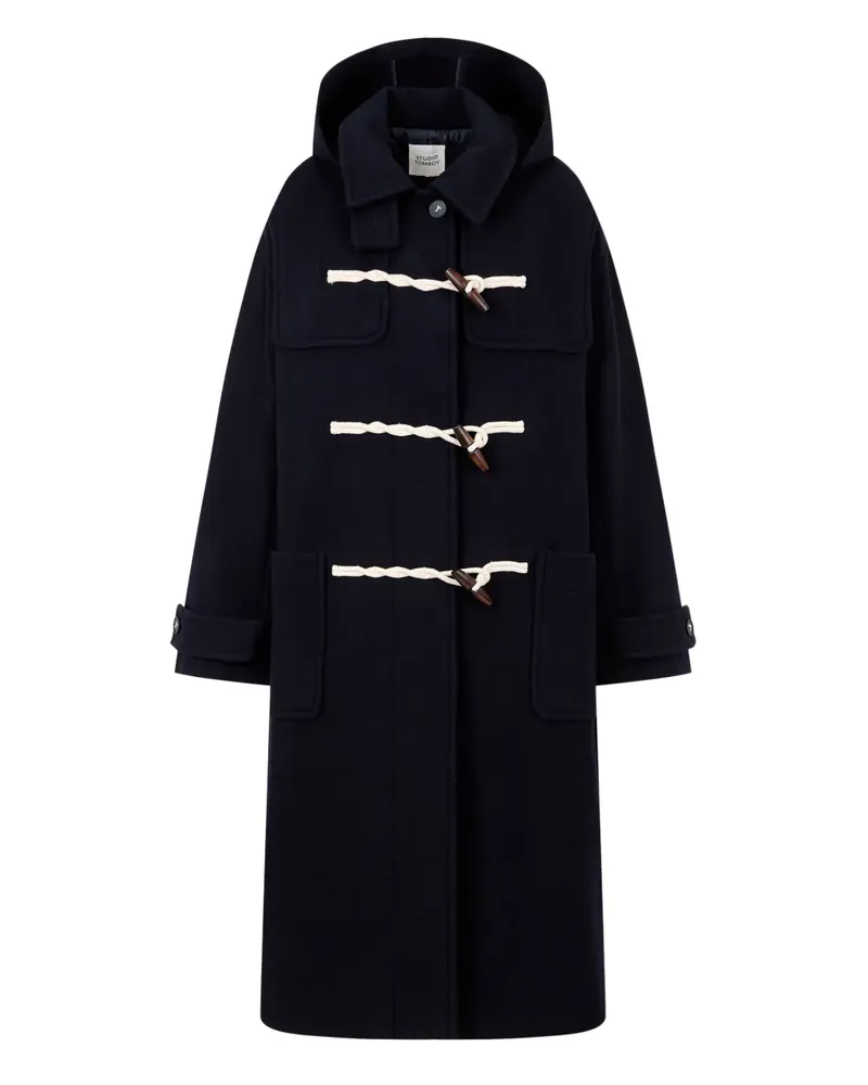 STUDIO TOMBOY hooded duffle coat - Blau Blau