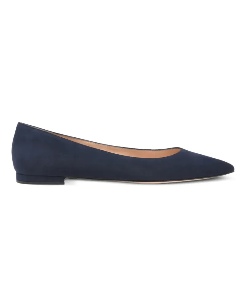 Gianvito Rossi Gianvito pointed-toe ballet flats - Blau Blau