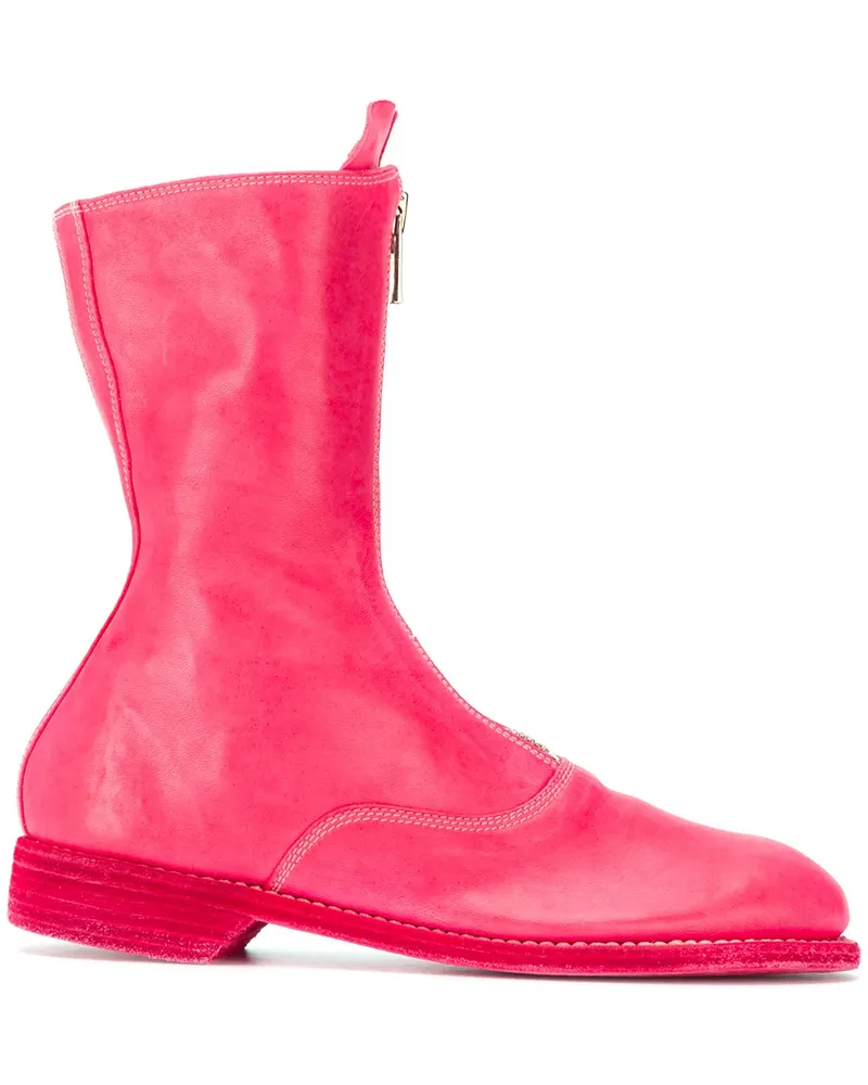 GUIDI Stiefel mit Reißverschluss - Rosa Rosa