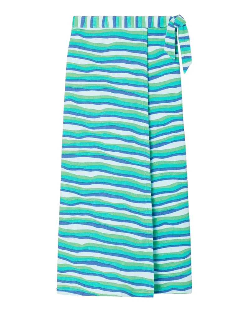 Tory Burch knit wrap skirt - Blau Blau