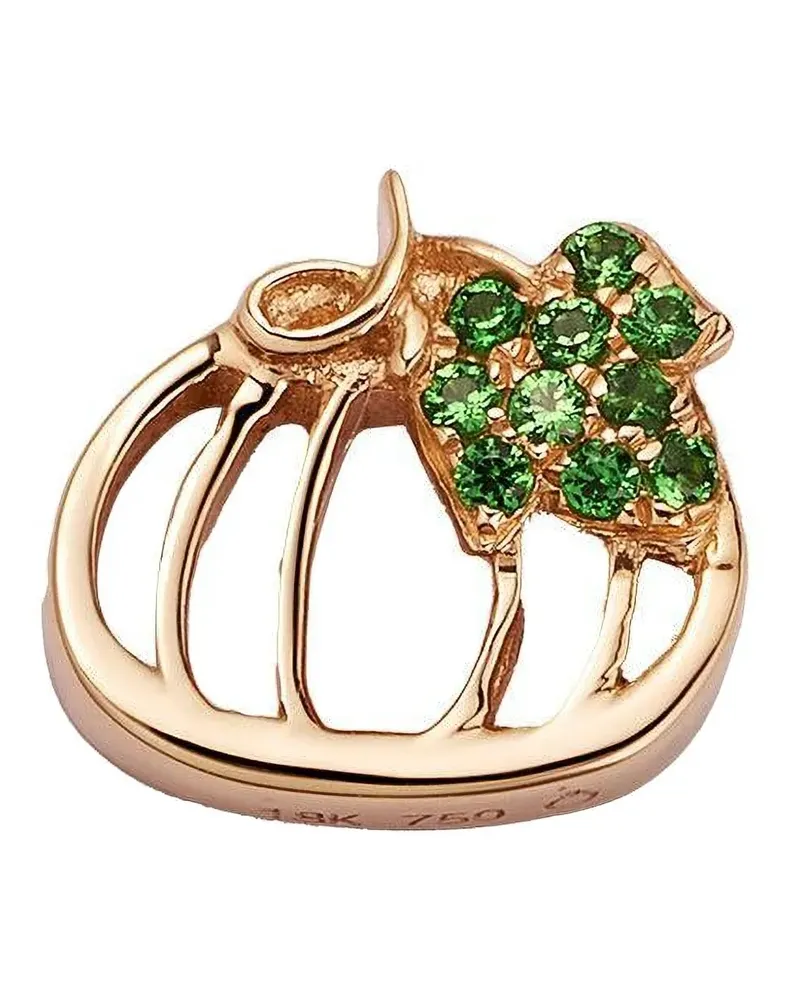 Loquet 18kt Rotgoldanhänger mit Kürbis-Tsavorit - Rosa Rosa