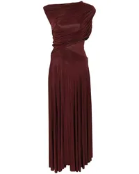 Philosophy Di Lorenzo Serafini Gerafftes Maxikleid Braun