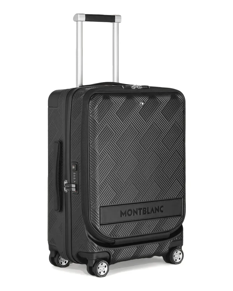 Montblanc Strukturierter Rollkoffer - Schwarz Schwarz