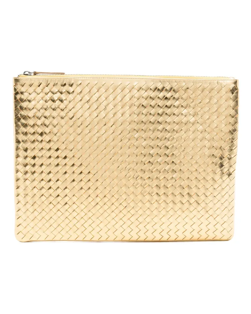 Dragon Diffusion Gewebte A4 Clutch - Gold Gold