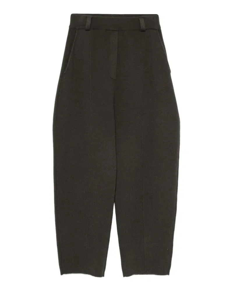 Lisa Yang Straight-Leg-Hose mit Nahtdetail - Grün Grün