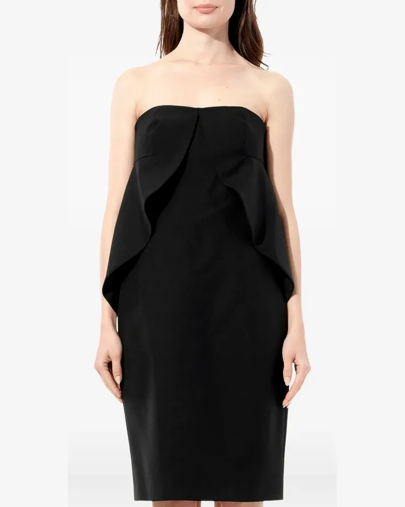 Balenciaga Swan strapless ruffled dress - Schwarz Schwarz