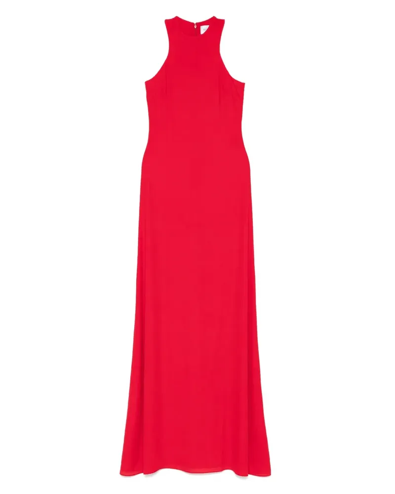 Mônot Georgette-Maxikleid - Rot Rot