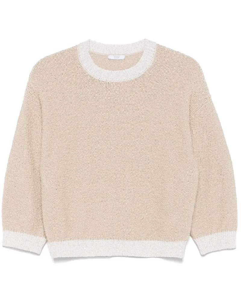 Peserico Gestrickter Pullover - Nude Nude