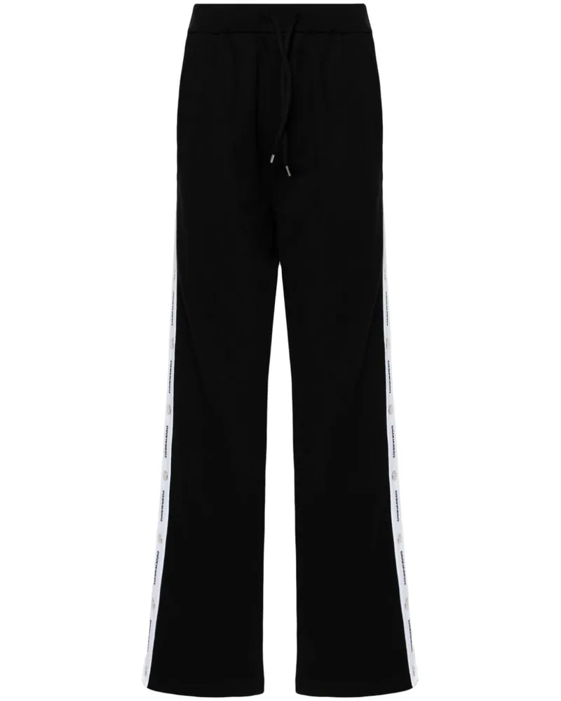 Dsquared2 Burbs Jogginghose mit Logo-Streifen - Schwarz Schwarz