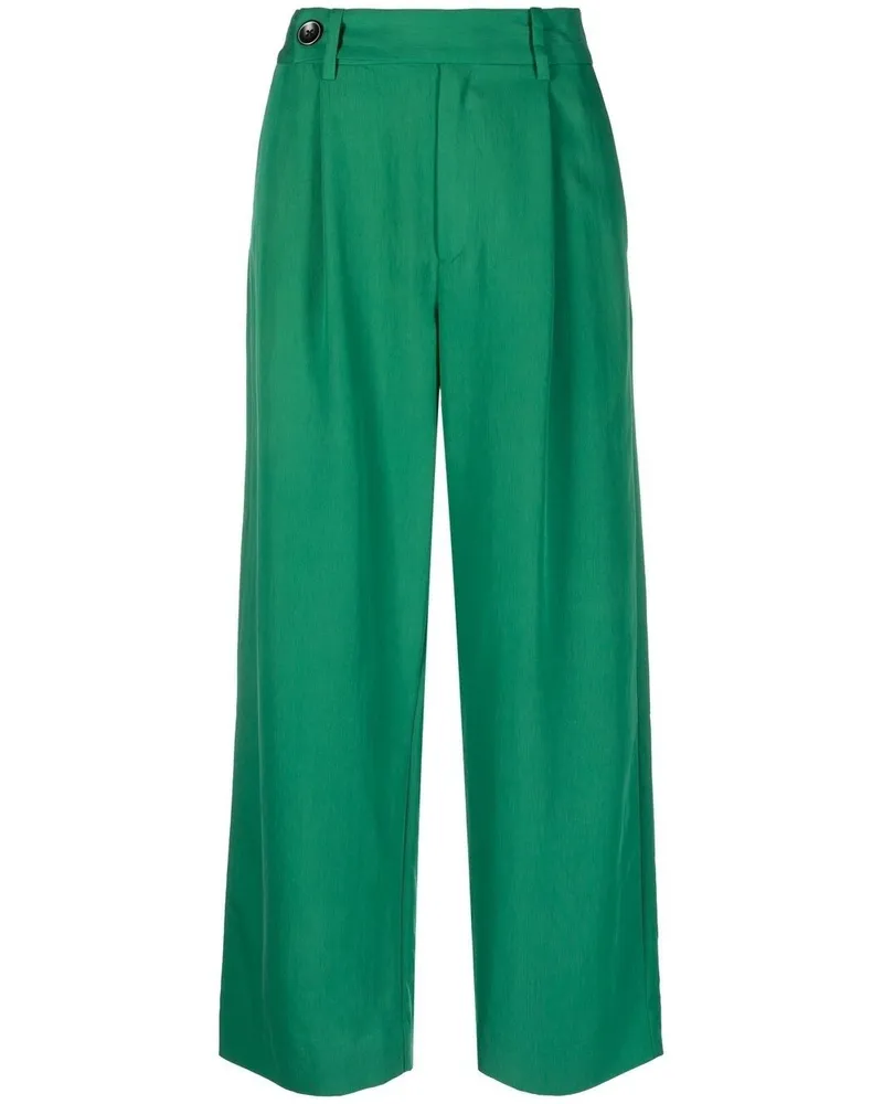 Proenza Schouler Hose mit weitem Bein - Grün Grün