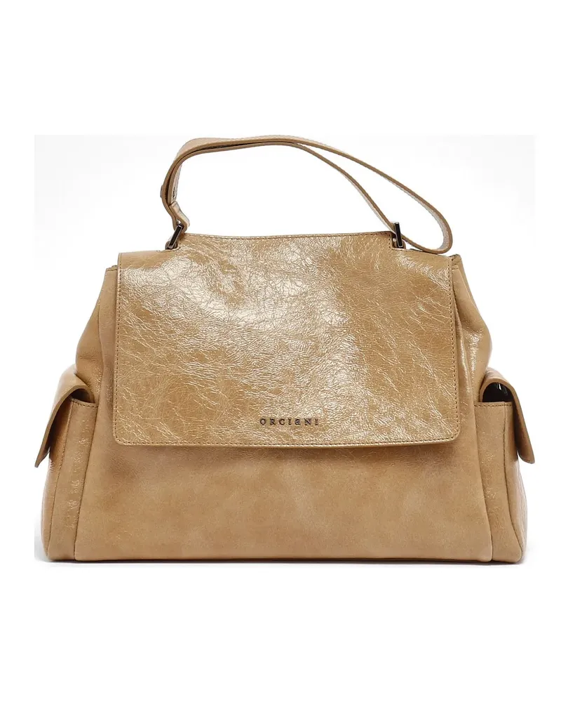 Orciani Midi Sveva Stark Tote Bag - Nude Nude