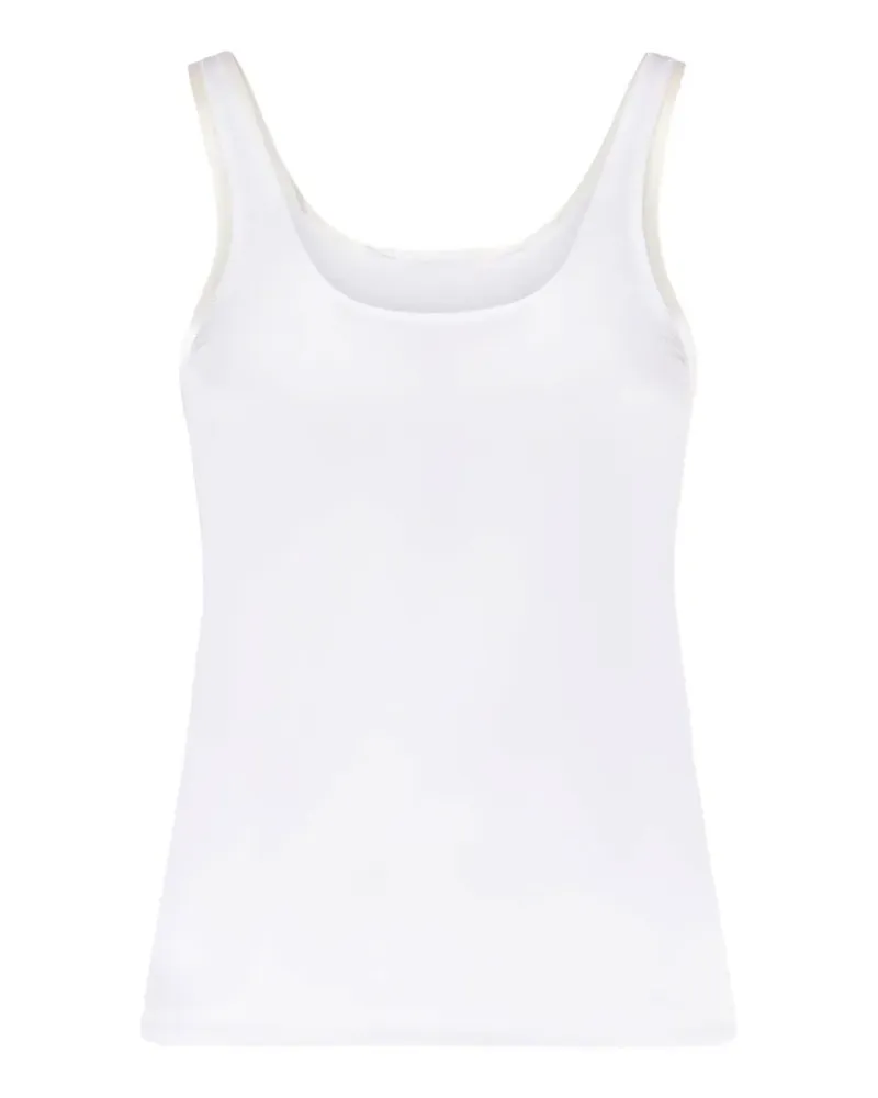 Genny scoop-neck tank top - Weiß Weiß