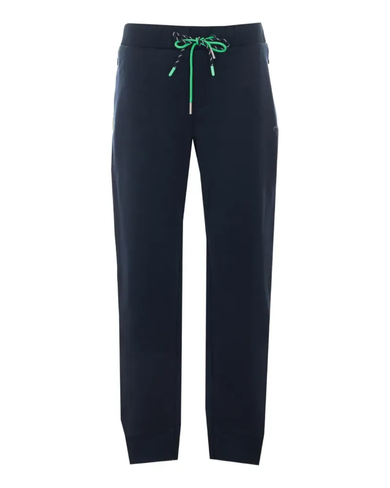Patrizia Pepe logo-print side-stripe track pants - Blau Blau