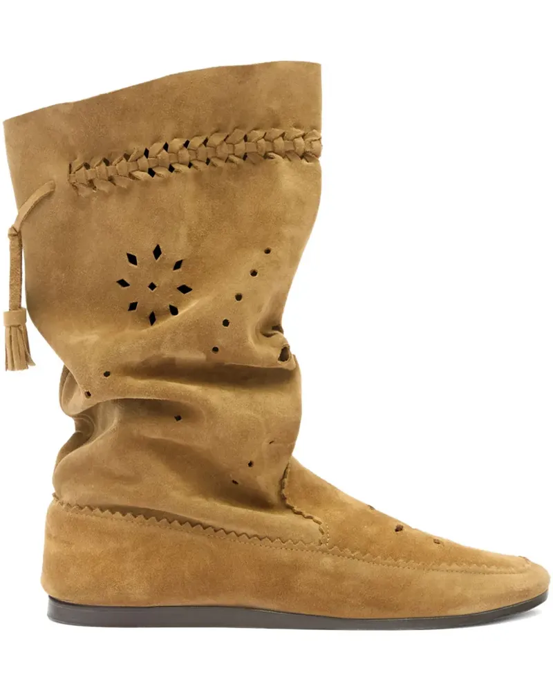 Isabel Marant Stiefel mit geflochtener Quaste - Braun Braun