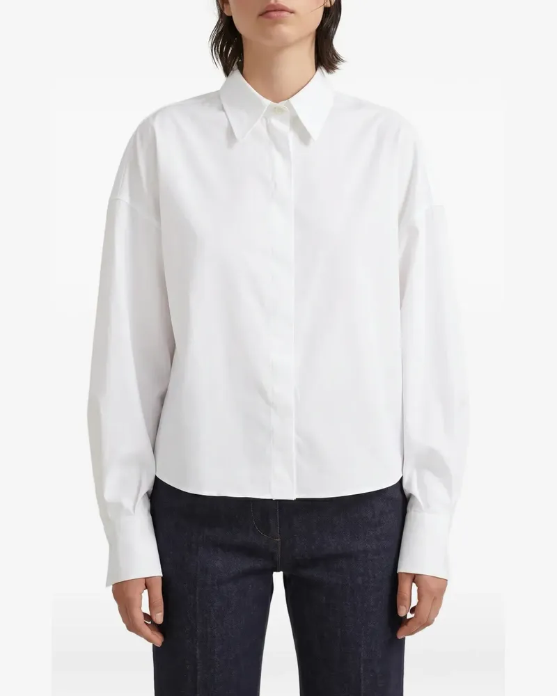 Brunello Cucinelli oversized cotton shirt - Weiß Weiß