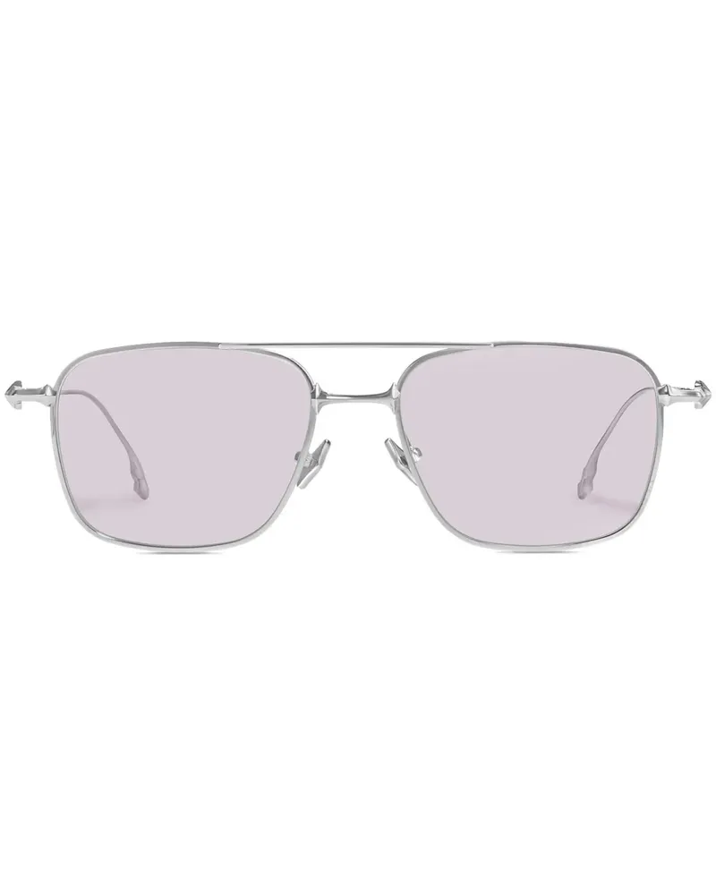Gentle Monster Aba 02 Brille mit eckigem Gestell - Silber Silber