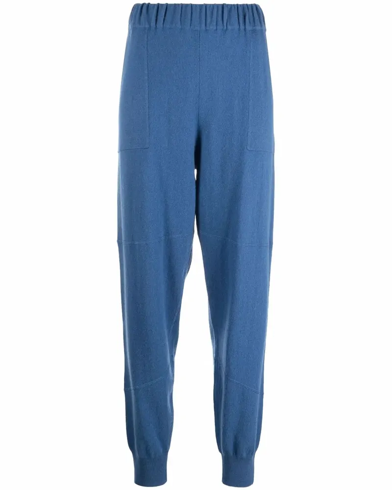 ALLUDE Jogginghose mit Stretchbund - Blau Blau