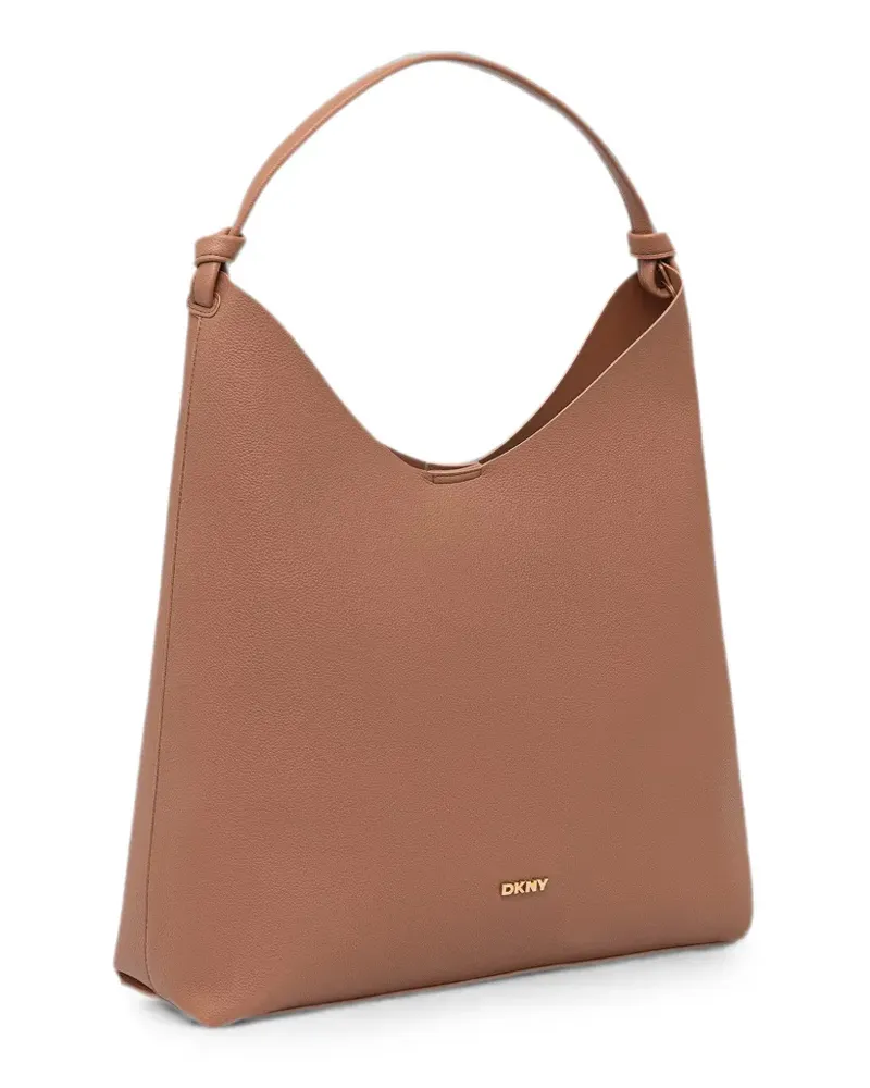 DKNY Hobo Paula pebbled tote bag - Braun Braun
