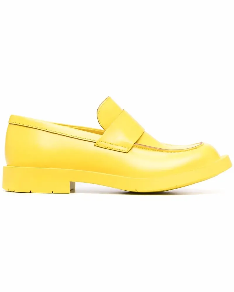 Camper 1978 Loafer mit Kuhfelloptik - Gelb Gelb