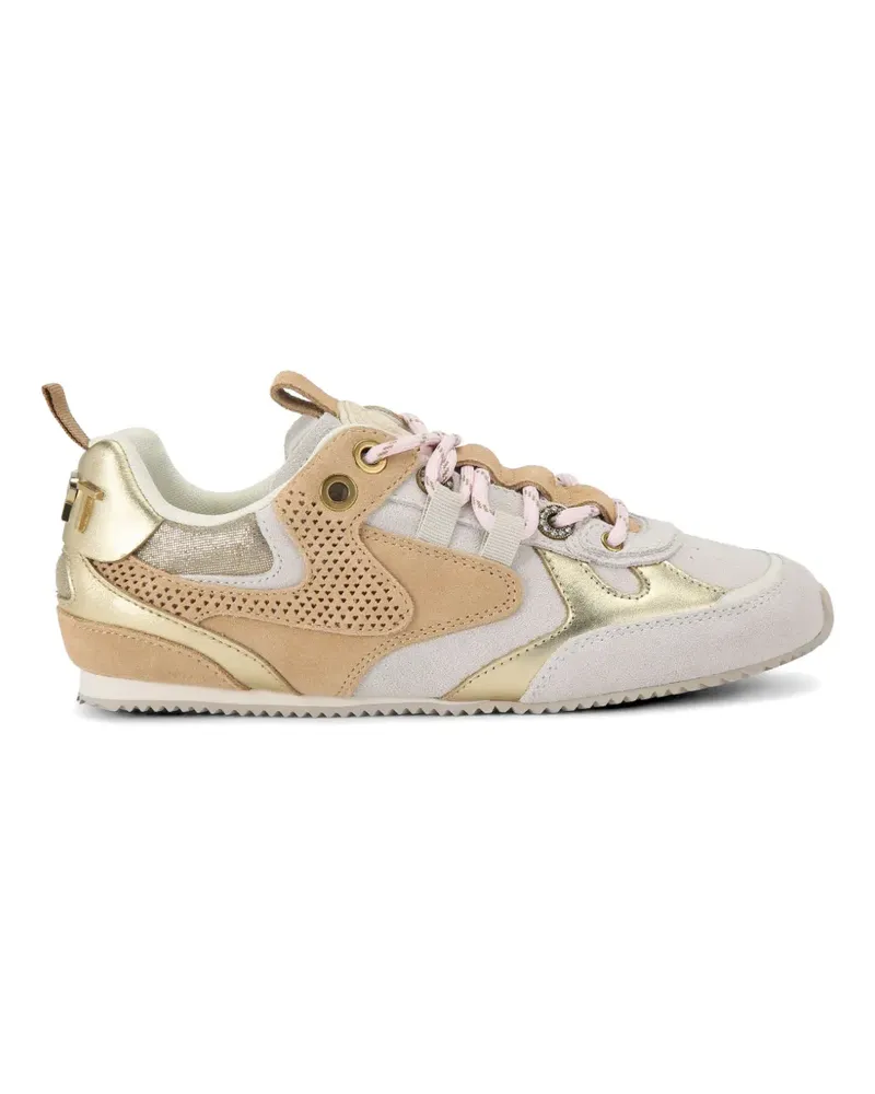 Kurt Geiger Slim-Fit-Sneakers mit perforiertem Einsatz - Nude Nude