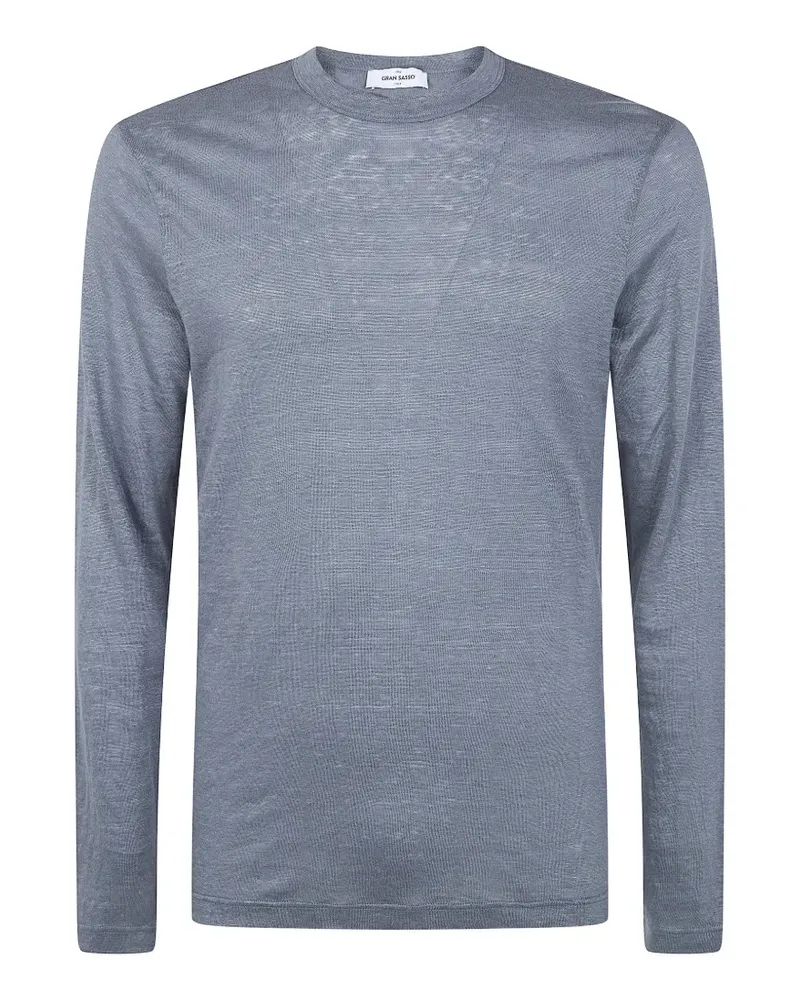 Gran Sasso long-sleeve T-shirt - Blau Blau