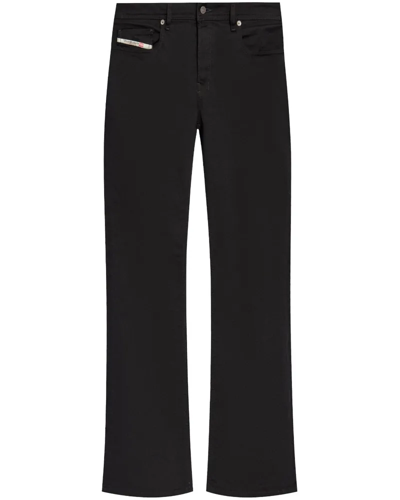 Diesel Halbhohe Jeans - Schwarz Schwarz