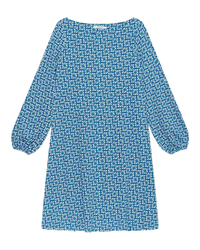 Maliparmi wide-sleeve mini dress - Blau Blau