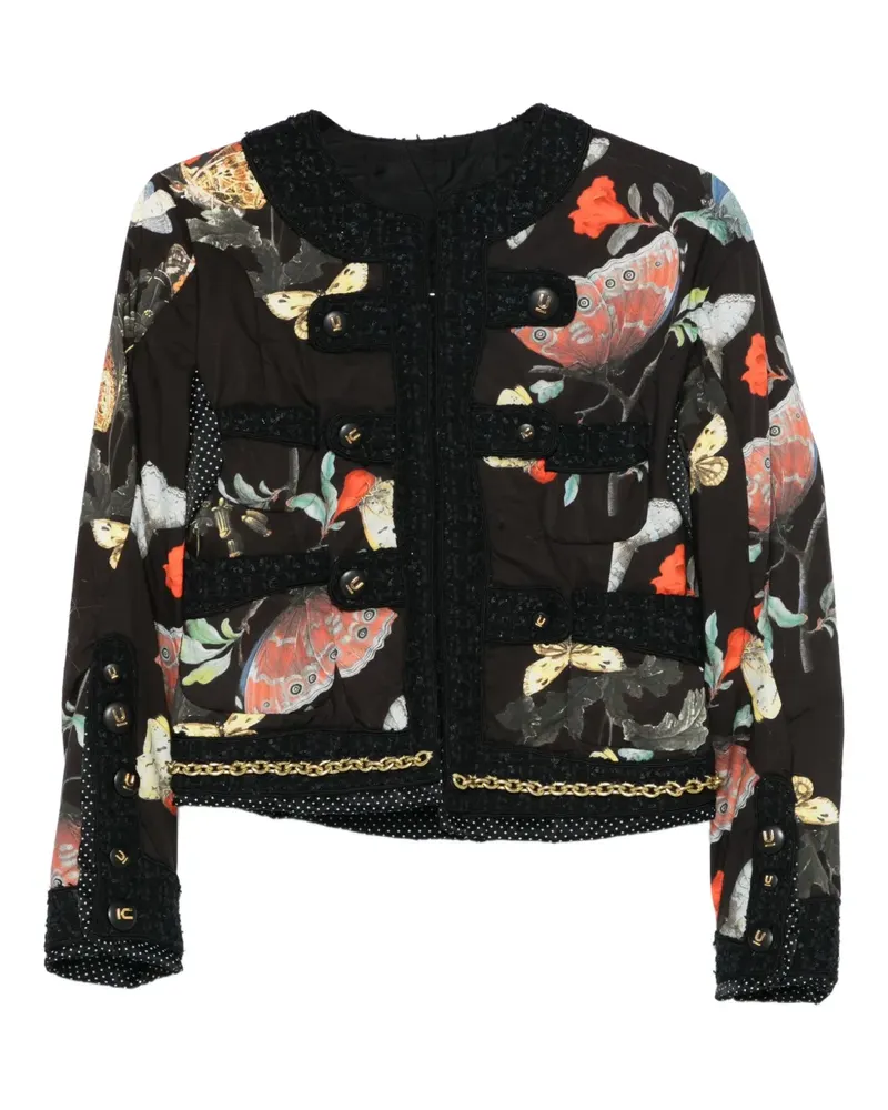 Undercover Jacke mit Kontrasteinsätzen - Schwarz Schwarz