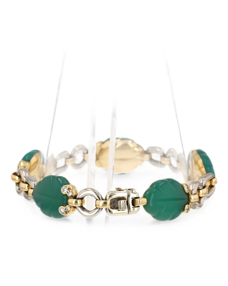 Cartier 1990 Indes Galantes chrysoprase and diamond bracelet - Gold Gold