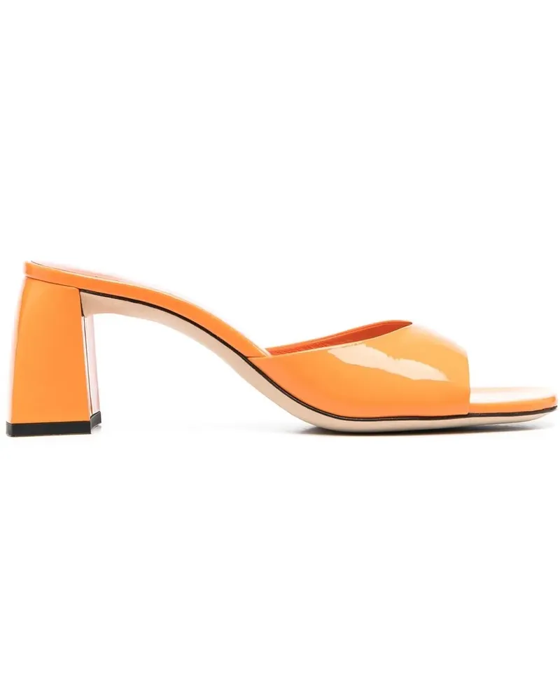 by FAR Michele Mules aus Lackleder - Orange Orange
