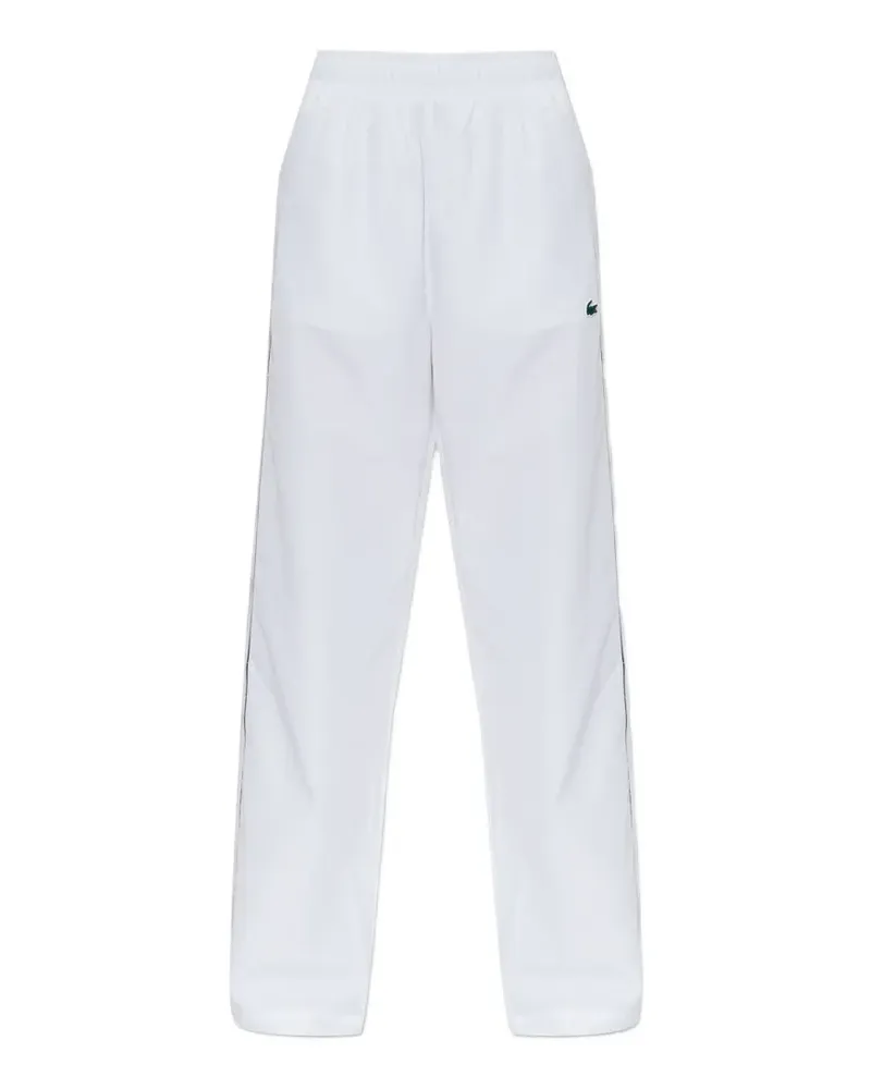 Lacoste logo-patch sport track pants - Weiß Weiß