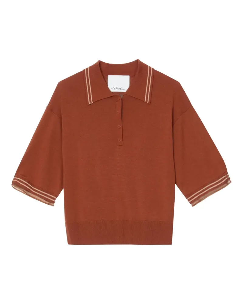 3.1 phillip lim Kurzärmeliges Poloshirt - Orange Orange